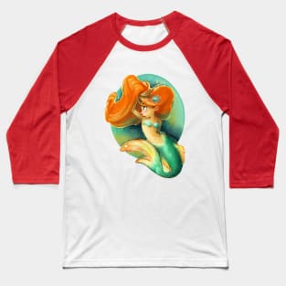 Ginger Mermaid Baseball T-Shirt
